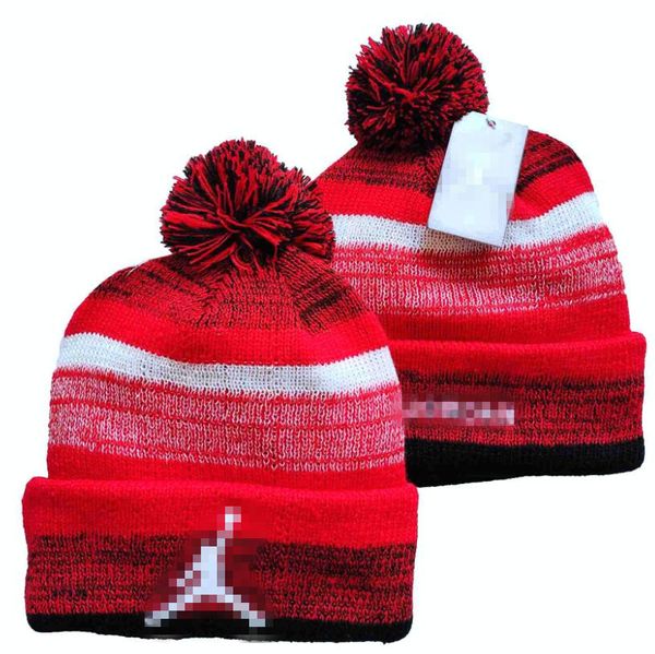 Michael Beanie Luxe unisexe Marque tricoté 23 chapeau Gorros Flight Bonnet American CANADA Sport chapeaux en tricot classique sport casquettes de crâne femmes décontracté extérieur bonnets a19