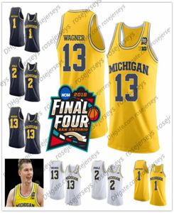 Wolverines du Michigan 13 Ignas Brazdeikis Wagner 1 Charles Matthews 2 Poole Moritz Zavier Simpson Livers Teske Final Four Basketbal9453706