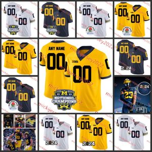 Anthony Carter Michigan Wolverines camiseta de fútbol Rashan Gary Khaleke Hudson Chris Evans Tyree Kinnel Devin Bush Bob Chappuis Chuck Ortmann Mel Anthony