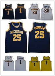 Michigan Wolverines College Basketball maillots University 2021 College Basketball wear yakuda boutique en ligne locale Dropshipping Accepted 25 HOWARD 1 MATTHEWS WEAR