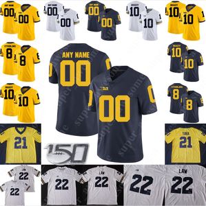 Michigan Wolverines Football Jersey Lamarr Woodley Braylon Edwards Jabrill Peppers Tom Harmon Jim Harbaugh Steve Hutchinson Brandon Graham