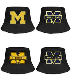 Michigan Wolverines Football Logo for Men and Women Buckethat personnalisé mignon Bucket BaseballCap Mesh Logo1317252
