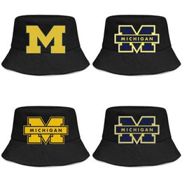 Logo de football Michigan Wolverines pour hommes et femmes buckethat personnalisé mignon seau baseballcap Mesh Logo340q