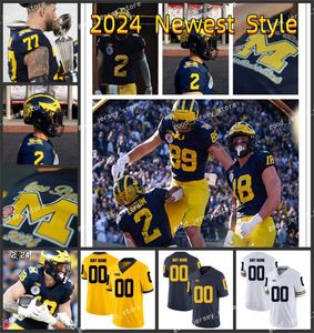 Michigan Wolverines McCarthy voetbalshirt Blake Corum Morris Wilson College herenshirt 2024