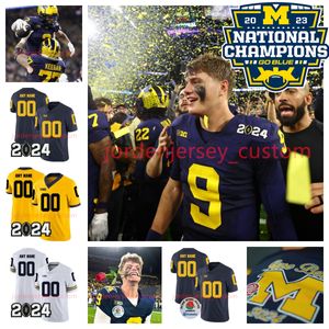 Championnat national des Wolverines du Michigan Maillots de football 2 Blake Corum 9 J. J. McCarthy Maurice Hurst Brandon Graham 1 Roman Wilson 0 Mike Sainristil 94 Kris Jenkins