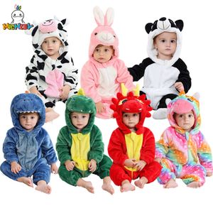 Michley Easter Rabbit Baby Rompers Winter Flannel Flanelle Toddler Vêtements Bodys Bodys Costume pour enfants Bebe L2405