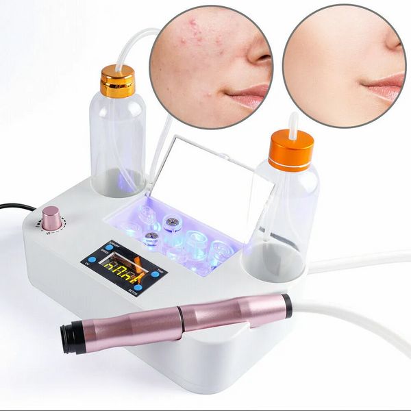 Machine de nettoyage du visage à micro bulles, élimination des points noirs, pulvérisation d'eau, rajeunissement de la peau, oxygène, outils de soins du visage