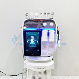 Micro Dermabrasion 8 en 1 Dr Oakes Hydro Dermabrasion Machine Tratamiento de cabeza negra Cuidado facial Limpieza de la piel