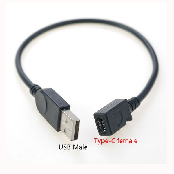 Puerto masculino micro femenino a USB 2.0, Android a computadora, cable adaptador USB, conversión de cable de datos, carga de datos USB