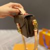 Micro Metis Chain Bager Sac Designer Mini Bag Clasp CrossbodyBody Fap Enverage en cuir en cuir Pochette Purse Purse