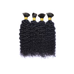 Micro Mini Hair Brésilien Brec Keins pour tresser des paquets de cheveux humains mouillés et ondulés sans trame