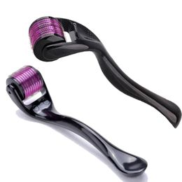 Micro aguja 540 rodillo Derma Roller Dermaroller titanio crecimiento del cabello crecimiento de la barba tratamiento antipérdida de cabello adelgazamiento retroceso