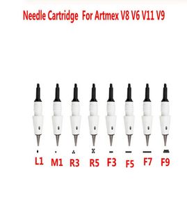 Micro Naald Cartridge voor Artmex V8 V6 V11 V9 permanente make-up machine tattoo Naald Derma pen MTS PMU Huid Care3087569