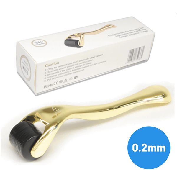 Máquina de microagujas 540 Rodillo Derma Roller Rodillo de agujas para tratamiento de cuidado de la piel y tratamiento corporal Uso doméstico Herramienta de cuidado de belleza 240312