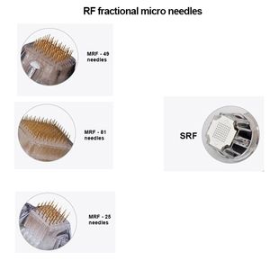 Micro aiguilles rf fractionnaire microneedling vergetures accessoires pour la radiofréquence microneedles machine de traitement de l'acné