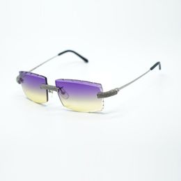 Gafas de sol con garra de metal y diamantes micropavimentados woow eyewear 3524031 con lentes de corte de 57 mm