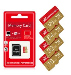 Micro SD-kaart Flash-geheugenkaarten 128 GB 64 GB 256 GB 512 GB 32 GB 128 Gb MicroSD Klasse 10 Hoge Snelheid3060918