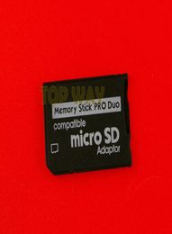 Adaptateur de fente pour carte Micro SD TF vers Memory Stick Pro Duo MS compatible pour PSP 1000 2000 3000 Converter7158682