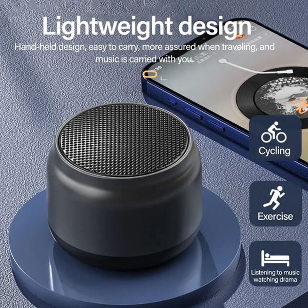 Micro haut-parleur Bluetooth sans fil portable avec micro intégré, obturateur à distance, parfait petit haut-parleur pour la maison, les fêtes, les activités