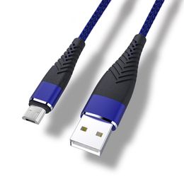 Cable Micro USB 3A Cable de datos de carga rápida para Samsung S7 S6 Xiaomi Redmi Note 5 Android Microusb Cable de carga rápida