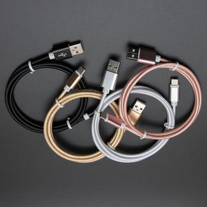 Micro USB Snel Opladen Kabel Sync Data Type-C Kabels voor Samsung HTC Huawei Android Smart Telefoons 1m 2m 3m Lading Draad