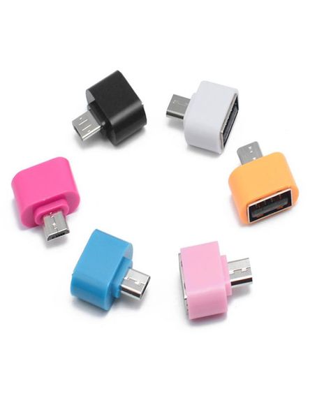 Micro USB macho a USB hembra Mini adaptador OTG convertidor para SmartPhone OTG adaptador USB Micro Android OTG Adapter1458733
