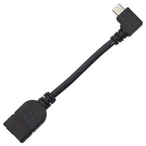 Freeshipping Micro USB Male naar USB Vrouwelijke OTG Host Adapter Kabel 90 Graden Micro USB-connector