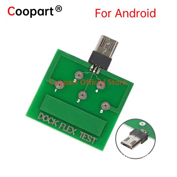Tablero de prueba Micro USB Tail Plug para iPhone 6 7 8 XS y Android Chophip Battery Battery Carga Dock Flex Herramienta de prueba fácil