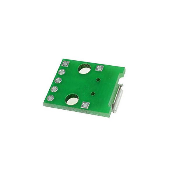 Micro USB a DIP DIP-5 5 pines 2,54mm adaptador conector módulo placa Panel pinboard hembra tipo PCB piezas