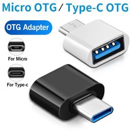 Type C Micro naar USB OTG Adapter Kabel Converter voor Xiaomi MI5 MI6 Huawei Samsung Muis Keyboard USB Disk Flash