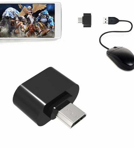 Micro USB vers USB20 Extension OTG Adaptateur Drive flash USB OTG Adapter Converter en micro USB Cable Adapter9808577