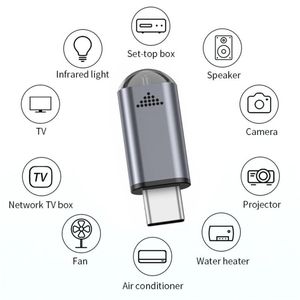 Micro USB Type-C Interface Wireless Infrared Remote Control Adapter Smart App Control phone Transmitter For Android Phones