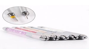 Microblading 3D Handmatige Pen Tattoo Pen Dubbele Tip Voor Permanente Make-up Wenkbrauw Borduurmachine Handgereedschap Tattoo Accessoires7037438