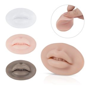 Microblading Reusable 5D Silicone Practice Lips Skin European Solid lip block For PMU Beginner Training Tattoo Permanent Makeup