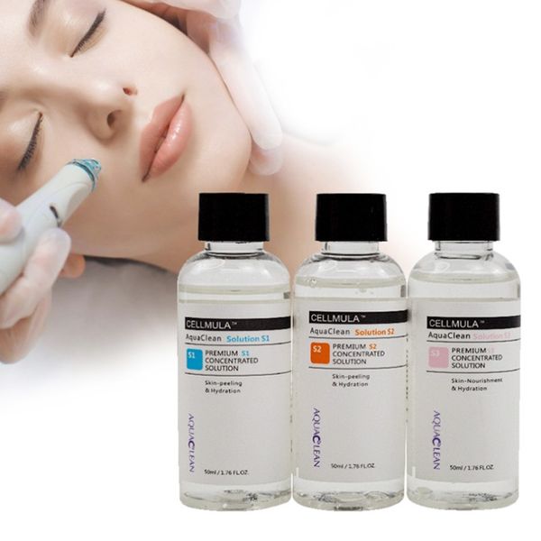 Microdermabrasion aqua peleling solution sérum solution cutanat soins propres à essence propre pour les équipements d'hydro-dermabrasion