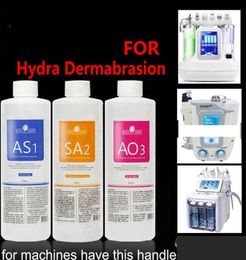 Microdermabrasion Aqua Peleling Solution AS1 SA2 AO3 Bouteilles 400 ml par bouteille sérique Hydra Dermabrasion faciale pour Skin normal 6159960