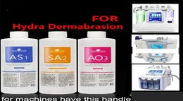 Microdermabrasion Aqua Peeling Solution AS1 SA2 AO3 Bouteilles 400 ml par bouteille sérique Dermabrasion faciale Hydra pour skin normal8370014