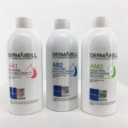 Microdermabrasion Aqua Peeling Solution PS1 PS2 PS3 PSC Bouteilles 400 ml par bouteille sérique faciale Hydra pour peau normale