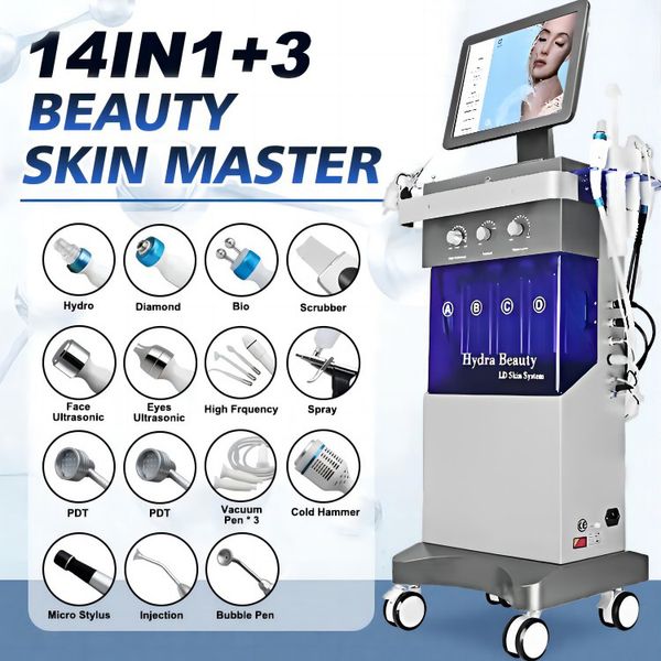 Microdermabrasion Hydra Skin Nettaiteur Machine à eau Hydra Dermabrasion Péler la peau Machine
