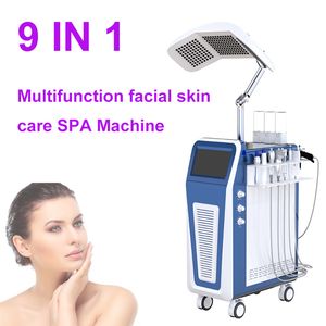 Microdermoabrasión máquina de dermoabrasión hidral limpieza facial equipo de salón de belleza removedor de espinillas spa 9 en 1 derma