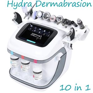 Microdermabrasiemachine 10 in 1 Huidlift Gezichtsverstrakking Huid Diep reinigende Hydra Dermabrasie