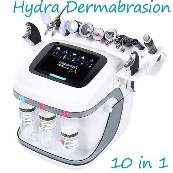 Machine de Microdermabrasion 10 en 1, Lifting de la peau, raffermissement de la peau, nettoyage en profondeur, Hydra Dermabrasion