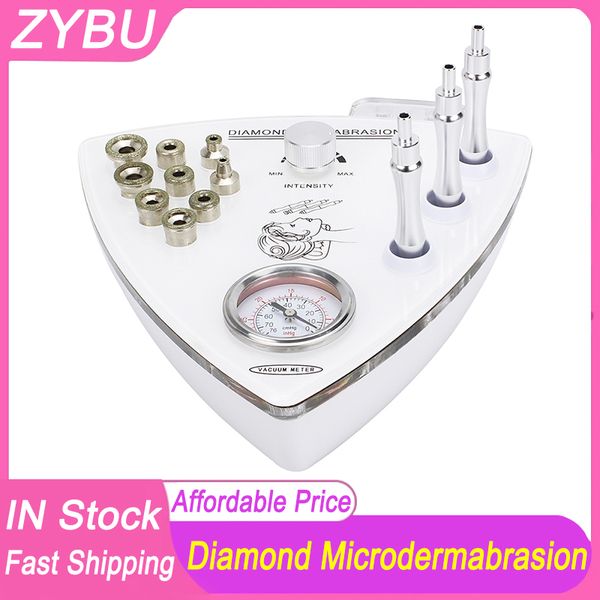 Microdermabrasion Machine Diamond Tip Exfoliation ride Beauty Péche en profondeur outil de nettoyage aspirateur Aspiration Black Repoval Dispositif Dermabrasion Rajeunissement