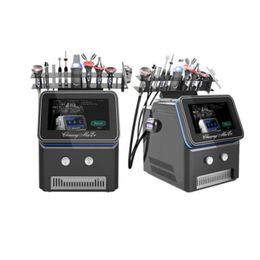 Microdermabrasion RF ultrasonique 10 en 1, Machines d'hydro-Dermabrasion pour nettoyage en profondeur du visage, 416