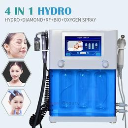 Microdermoabrasión Cuidado de la piel Máquina de belleza Hydra 4 en 1 Máquina facial Korea Aqua Peel con puntas de dermoabrasión Aqua Salón de belleza Uso en spa