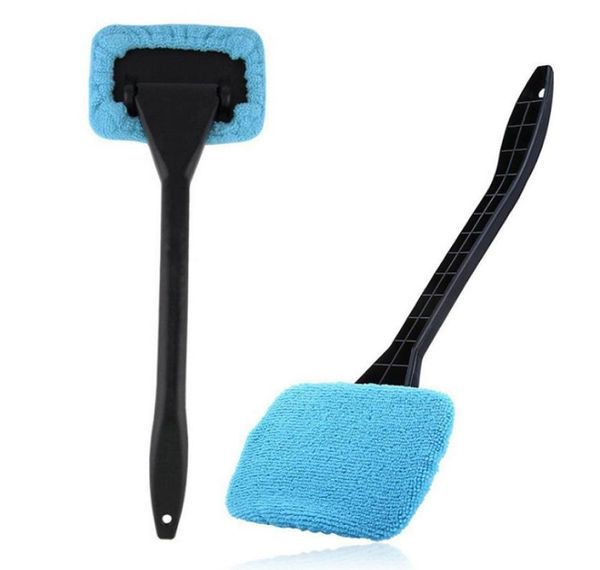 Microfibre Auto fenêtre nettoyage de voiture longue poignée brosse de lavage de voiture poussière soins de voiture pare-brise brillance serviette pratique porte-clés hommes grand garçon Gif2640634