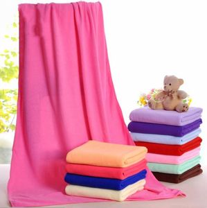 Serviettes de bain en microfibre Robes Plage Séchage Salle de bain Gant de toilette Serviette de douche Maillots de bain Spa Enveloppements corporels Voyage Camping Serviettes de nettoyage 70x140 cm BC159