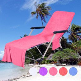 Cubierta de microfibra para silla de playa, silla de salón, mantas de toalla, portátil con correa, asiento, banco, toallas, doble capa, manta gruesa, barco, barco B8147