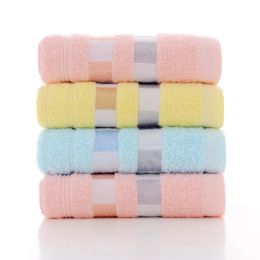 Microfiber Cotton Checkered Ribbon Home Beach Drying Bath Towel Shower Cleaning Magic Absorbent Towel Non-linting Tool 33x73cm Classic