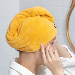 Serviette de cheveux en microfibre Ultra absorbante, Turban de cheveux à séchage rapide, doux, sans frisottis, serviettes enveloppantes pour femmes cheveux mouillés bouclés